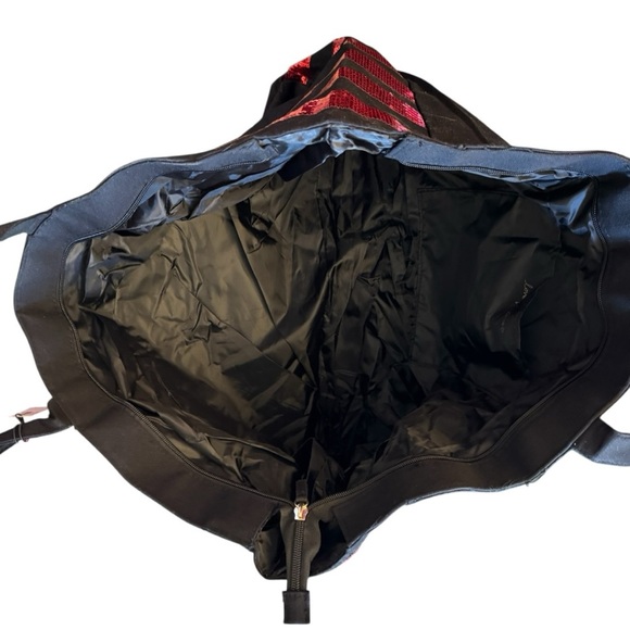 Victoria's Secret Sequined Black and Red Tote NWT - Picture 9 of 12